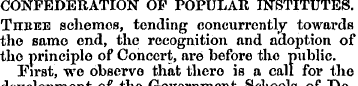 CONFEDERATION OP POPULAR INSTITUTES. Tub...