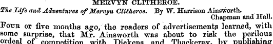MERVYN CLITHEKOE. The Life and Adventure...