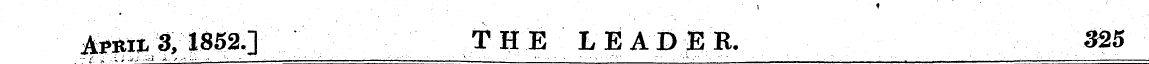 AfBM, 3, 1852.] THE LEA O'ER. 325