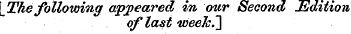 \ The following appeared in our Second E...