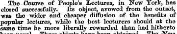 The Course of People's Lectures, in New ...