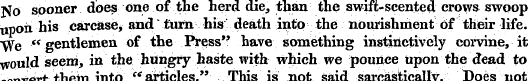 J^o sooner does one herd die, than the s...