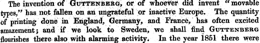 The invention of GuTTENBERGj of of whoev...