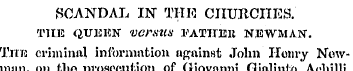 SCANDAL IN THE CHURCHES. THE <2UKKN verm...