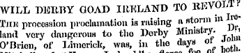 WILL DlflBBY GOAD IRELAND TO REVOLT ? Tm...
