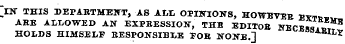 [IN THIS DEPARTMENT , AS AM, OPINIONS , ...