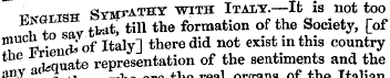 t^ttcitt Symfathy with Itait.—Ifc is not...