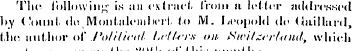 The following is an extract from a lette...