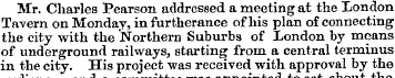 Mr. Charles Pearson addressed a meeting ...