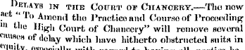 ¦ET.AYS IN THE OoTTllT fVF ClIANOEKY. Ti...