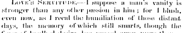 Ij<»V!•: tJ Smiu'ITIUii;.— 1 suppose a m...