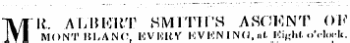 M K.. .AL'UmtT HMTTTf'H ASCKNT OV MONT ItliANC, KVIORV KVKNIN(J,nt IOi f ;ht o'clock.