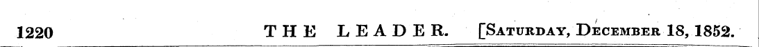 1220 THE LEADER. [Saturday, December 18,...