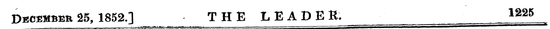 December 25,1852.] THE LEADER. 122S