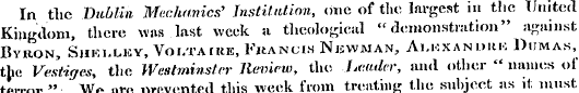 In the Dublin Mechanics' Institution, ot...