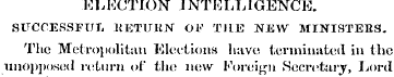 ELECTION INTELLIGENCE. SUCCESSFUL KKTUKN...