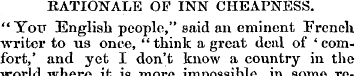 RATIONALE OP INN CHEAPNESS. " You Englis...