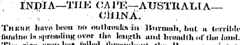 INpIA—TIJK CAI'K—AXJSTKALIA—.:.; . ¦ . c...