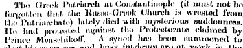 The Greek Patriarch at Constantinople (i...
