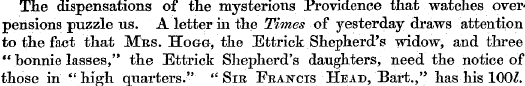 The dispensations of the mysterious Prov...