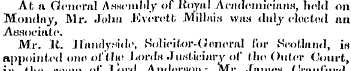 At a General Assembly of Royal Academici...
