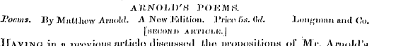 AKNOiiD'H I'OKMM. J'oems. l\ y Miil,l,lu...