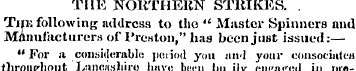 THE NORTHERN STRIKES. . Tip following ad...