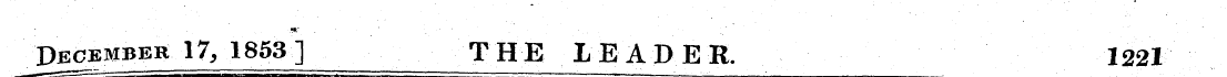December 17, 1853] THE LEADER. 1221