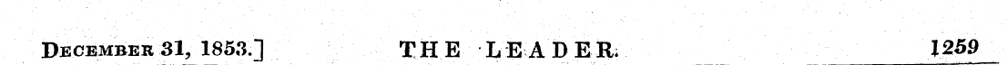 December 31/1853] THE LEADER: 1 259