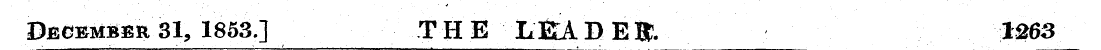 December 31, 1853.] __ ¦' • THE IiEAD EB...