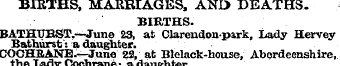 BIRTHS, MARRIAGES, ANI> DEATHS. BIRTHS. ...