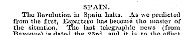 SPAIN. The Revolution in Spain halts. As...