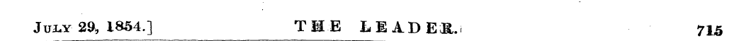 JuiLY 29, 1854.] TIE LIADEI.. 715