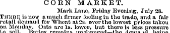 CORN MARKET. Mark Lane, Friday Evening, ...