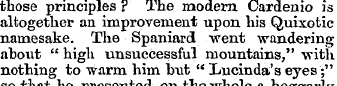 those principles ? The modern Cardenio i...