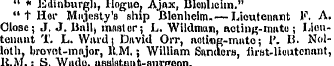 " * Ldinburgh, Hoguo , Ajnx, Blonhcim." ...