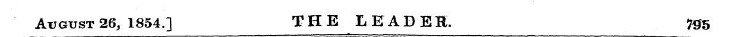 August 26, 1854.] THE LEADER. 7^5 -