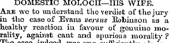 DOMESTIC MOLOCH—HIS WIPE. AitE we to und...
