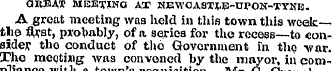 GREAT MBKXHNO AT NEWCASTM3-UPON-TYNE. A ...