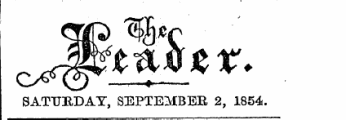 SATTJUDAY, SEPTEMBER 2, 1854.