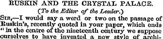 KUSKIN AND THE CRYSTAL PALACE. QTo the E...