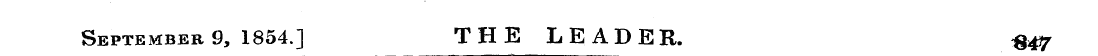 September 9, 1854.] THE LEADER. 347