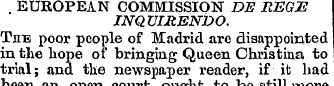 EUROPEAN COMMISSION DE REGjE INQUIRENDO....