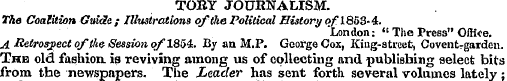 TOBY JOURNALISM. The Coalition Guide ; I...