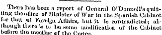 TWo hns been a report of G on oral O'Don...