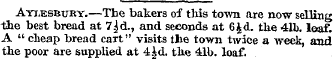 Ayxesbury.—The bakers of this town are n...