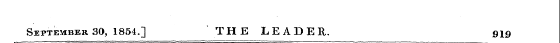 September 30, 1854.] THE LEADER. gig