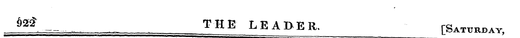 te * .-- THE LEADER. [Saturday,