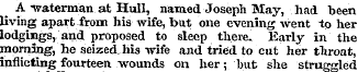 A-waterman at Hull, named Joseph May, ha...