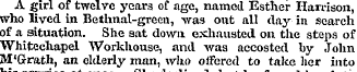 A girl of twelve years of age, named Est...